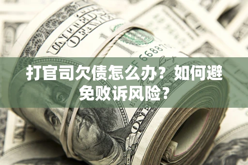 济南打官司欠债怎么办？如何避免败诉风险？