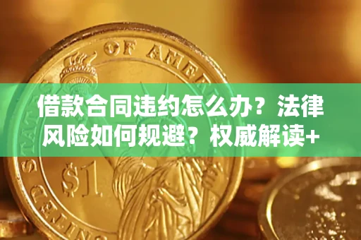 济南借款合同违约怎么办？法律风险如何规避？权威解读+实用指南