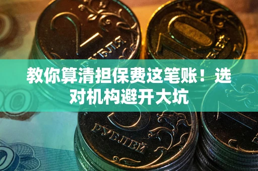 济南教你算清担保费这笔账！选对机构避开大坑