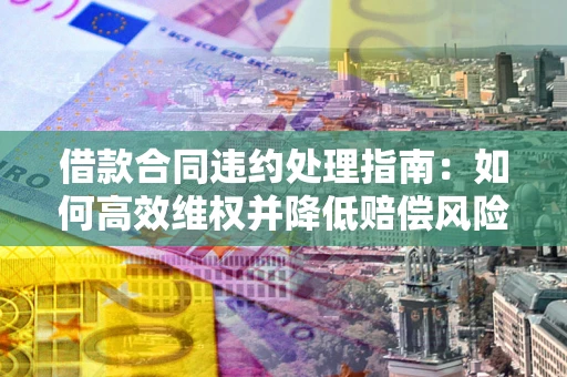 济南借款合同违约处理指南：如何高效维权并降低赔偿风险？