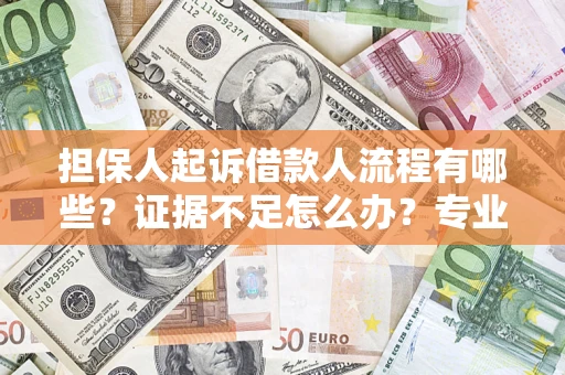 济南担保人起诉借款人流程有哪些？证据不足怎么办？专业律师解答